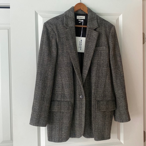 ISABEL MARANT ETOILE
Cikaito Herringbone Wool Blazer - Picture 2 of 4